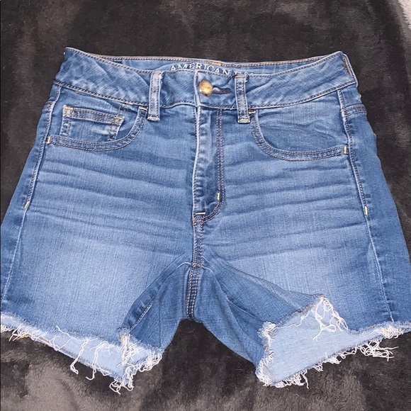 AEO high rise denim shorts - Picture 1 of 3